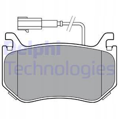 фото №3, Delphi lp3381 набір гальмівні колодки гальмівних, гальма