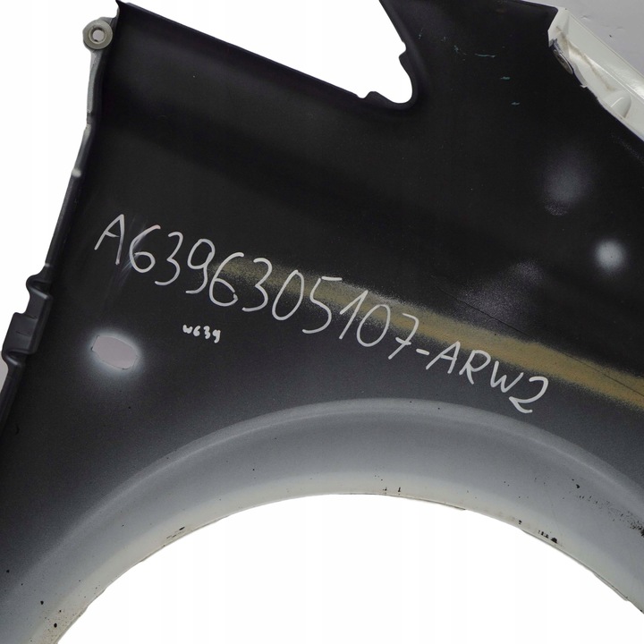 фото №12, Mercedes vito w639 крило лівий перед arctic білий білий - 9147