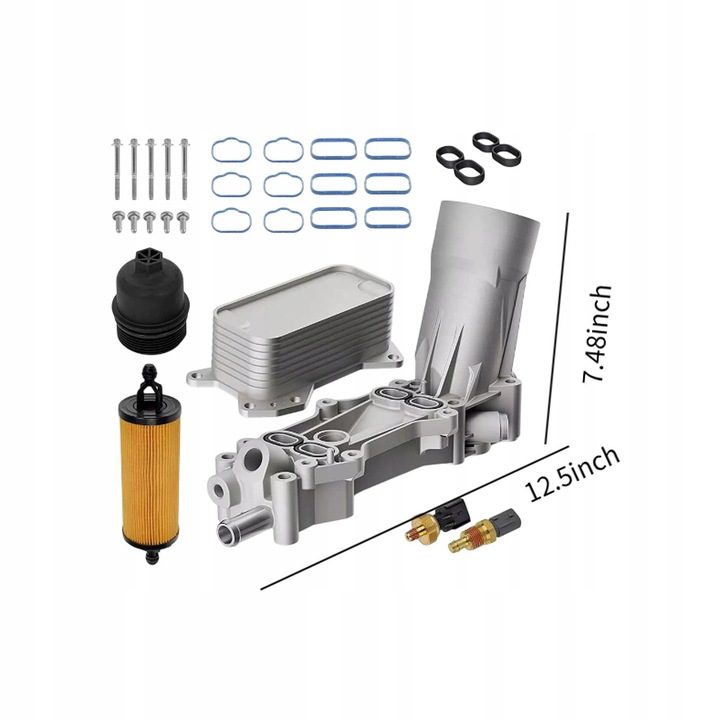 фото №12, Dodge chrysler jeep 3.6 popraw wer. основа корпус фільтра масла радіаторів