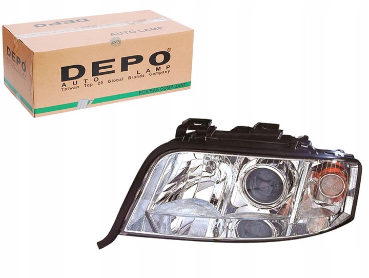 фото №1, Depo фара audi a6 c5 h7/h7 01-06 le поворотів