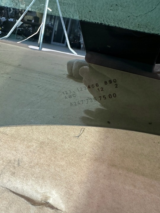 фото №6, Стекло левый зад, левая задняя mercedes w243, h243, w247, h247 gla, eqa тёмное