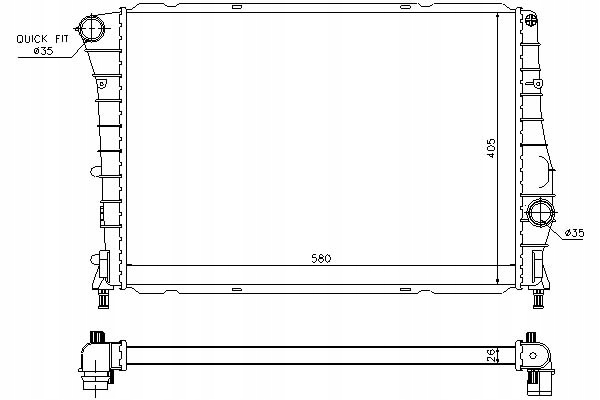 фото №13, Радиаторов двигателя nissens 60059 46743393