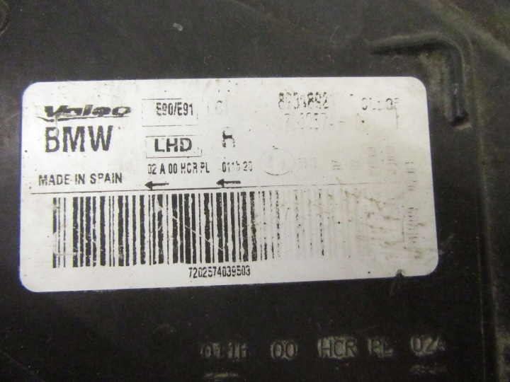 фото №9, Лампы фары перед передние bmw 3 e90 e91 рестайлинг lci 2009-2012r. европа