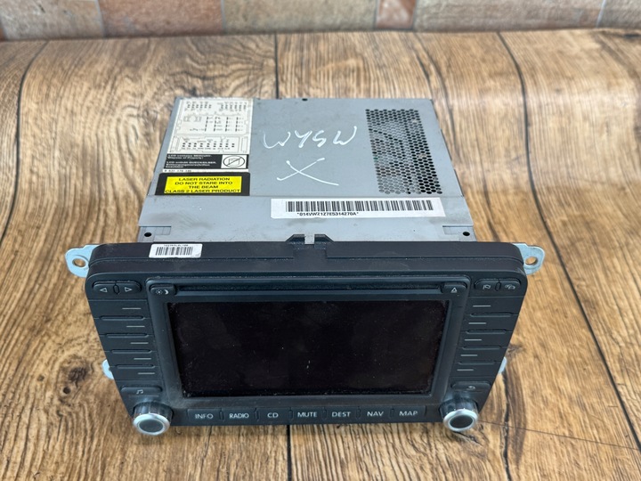 фото №1, Vw passat b6 golf v touran радио навигация 1k0035198a повреждённый дисплей