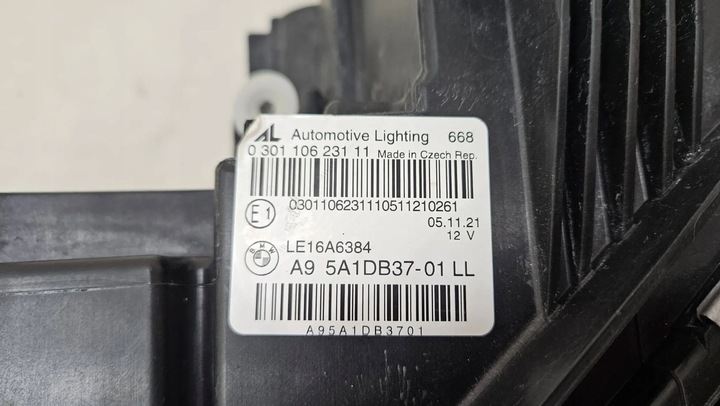 фото №6, Лампа ліва перед передня bmw 3 g20 повний led 5a1db37-01