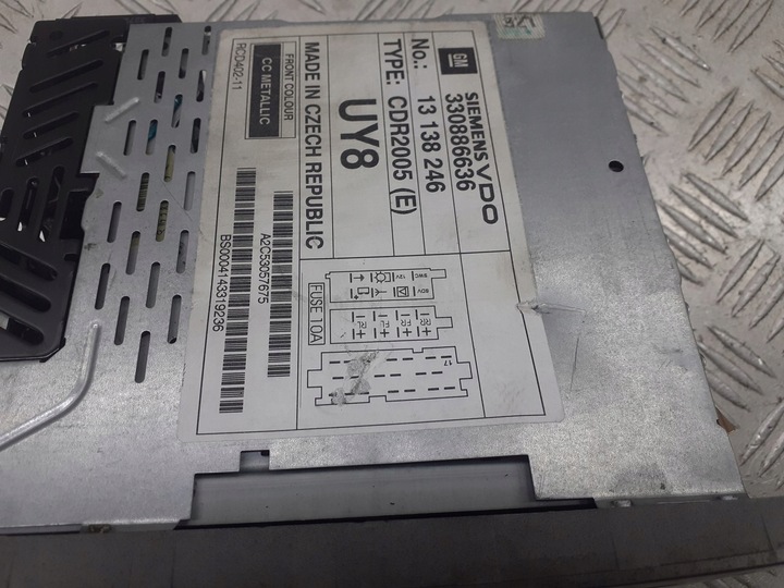 фото №3, Радіо заводські cd opel vectra c 1.9 cdti 13138246