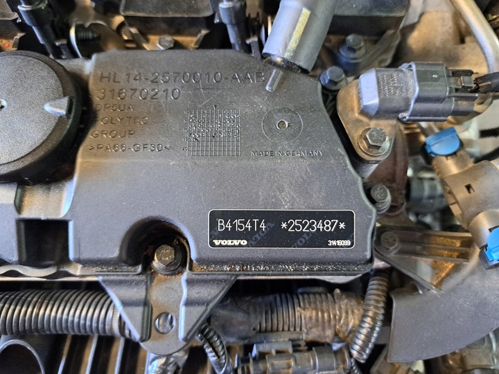 фото №6, Двигун volvo xc60 xc70 v70 iii s60 ii s80 v60 xc40 1.5 turbo t3 b4154t4