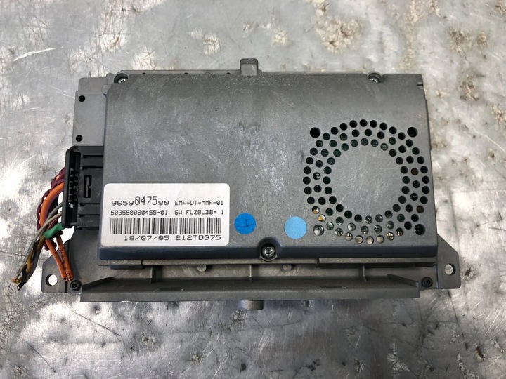 фото №6, Дисплей екран радіо peugeot 307 cc 9659047580