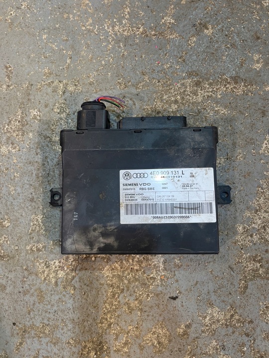 фото №1, S8 d3 a8 модуль блок керування kessy 4e0909131l 315mhz