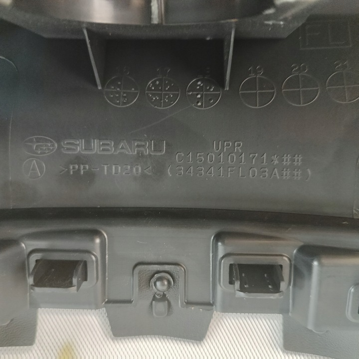 фото №7, Subaru ascent 19- верхняя защита панель руль usa c15010171