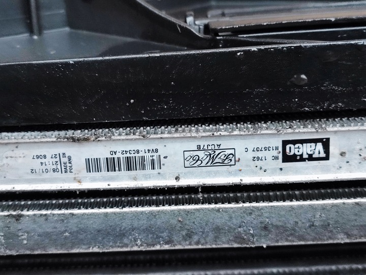 фото №16, Ford kuga mk1 2.0 tdci рестайлінг радіатор автомат води кондиціонера вентилятор