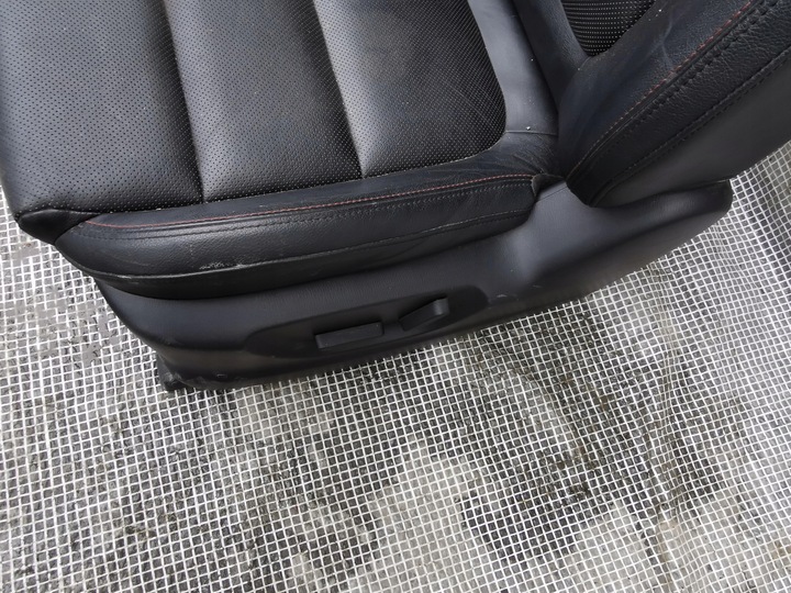 фото №8, Mazda 6 iii gj gl 12-18 сиденье переднее левый электрический чёрная кожа подушка безопасности