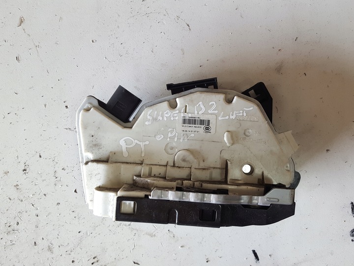 фото №1, Superb 2 ii рестайлінг 13-15 замок двері праві зад 6 pin