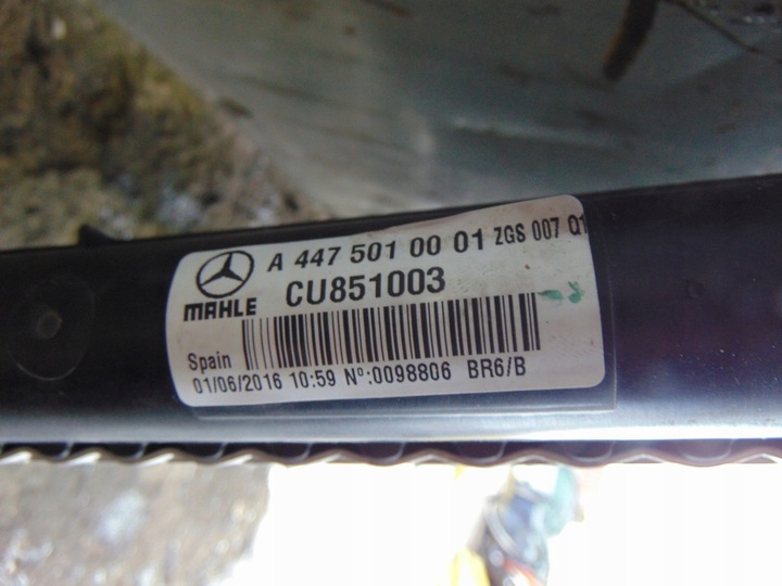 фото №15, Радіаторів води mercedes vito w447 a4475010001