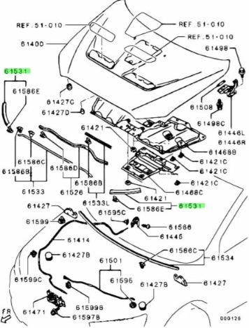 фото №7, Уплотнитель, bok капота mitsubishi asx lancer oem номер 5902a030