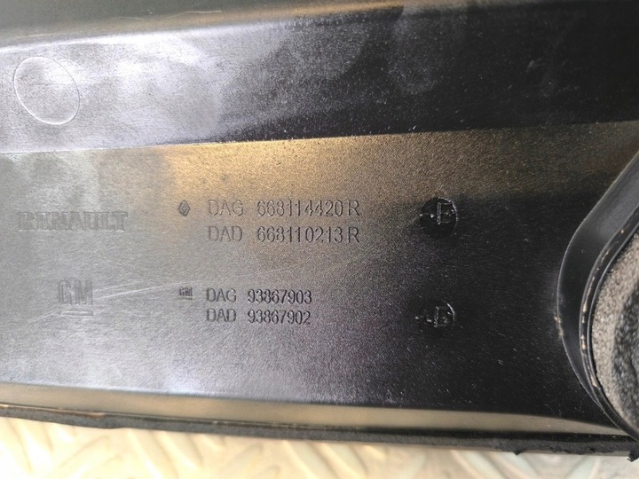 фото №9, Fiat talento панель под лобовым стеклом верхний европа 668114420r 93867903