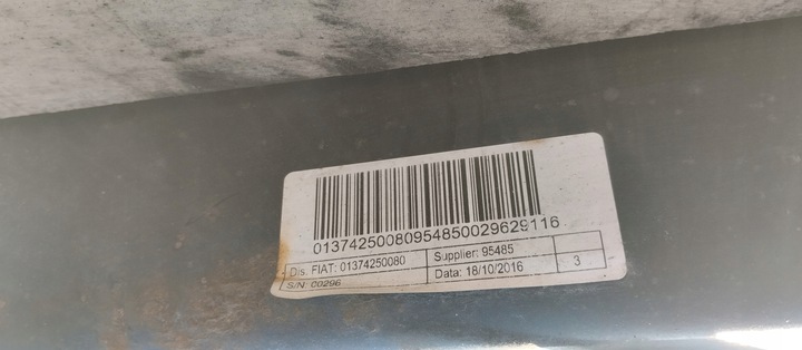 фото №12, Вісь задня балка зад 16' підвішування fiat ducato iii 2.3 16r 01374250080