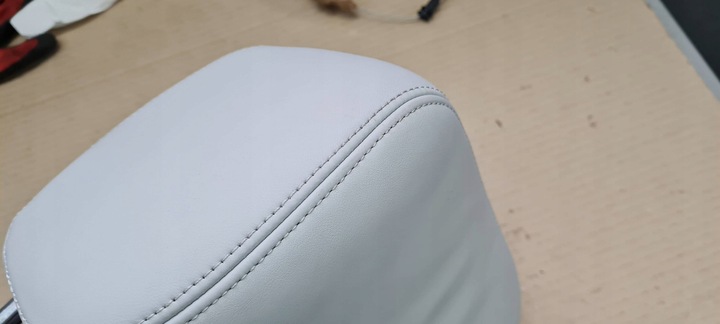 фото №9, A6 c7 eg рестайлінг підголівник сидіння лівий праві срібний місяць шкіра 4g8881901ad