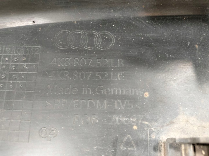 фото №14, Audi a7 c8 s line 2018- спойлер накладка бампера зад 4k8807521b