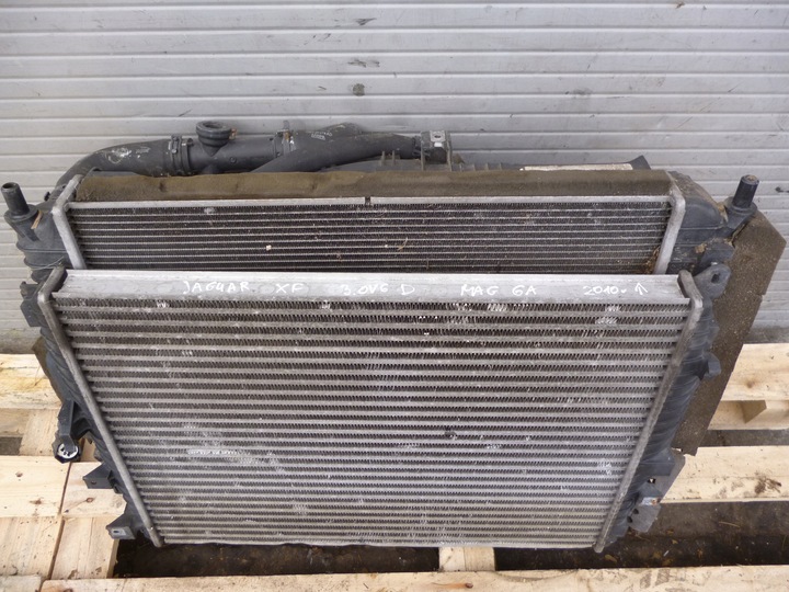 фото №1, Jaguar xf i 3.0d v6 комплект радіатор вентилятор 9x23-8c607-bf