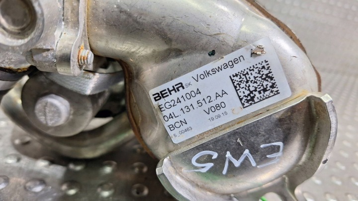 фото №9, Радиатор выхлопных газов egr 04l131512aa vw passat cc golf vii caddy iii 2.0 tdi