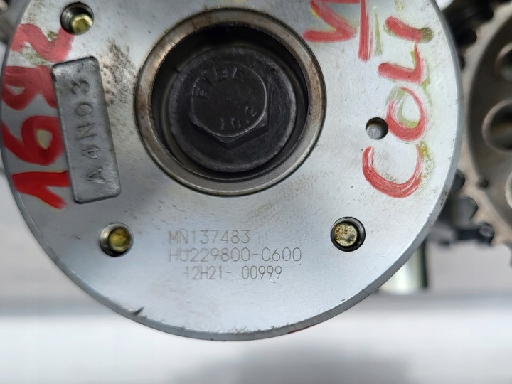 фото №10, Mitsubishi colt vi 1.3 smart 454 1,3 головка валы клапаны mn155155h