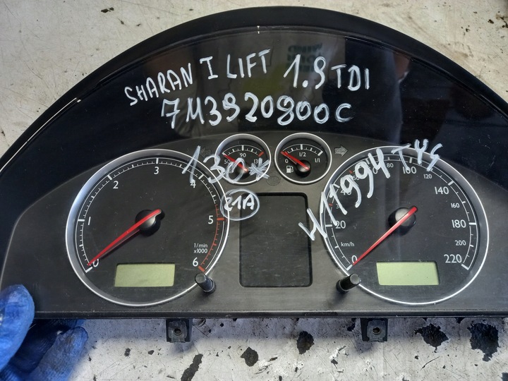 фото №5, Спидометр приборы vw sharan i рестайлинг 1.9 tdi