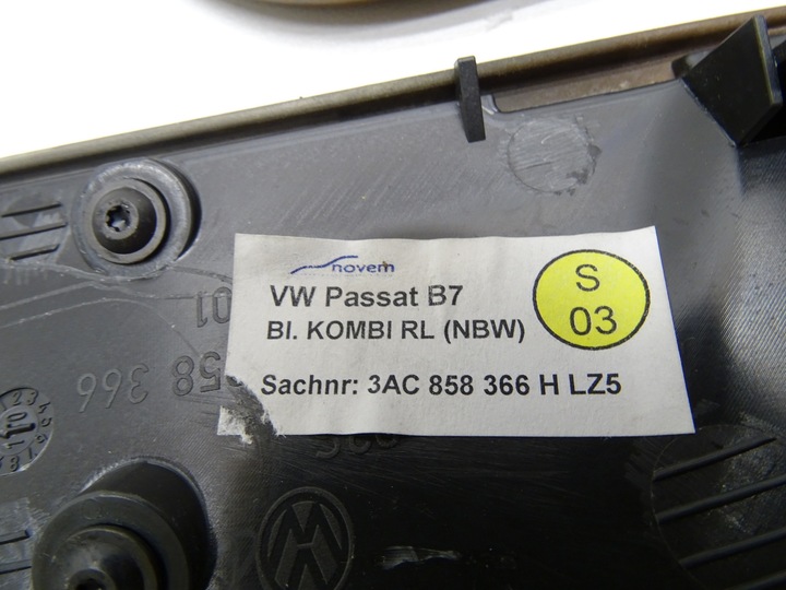 фото №13, Планка dekor обшивка дверь приборов vw passat cc 3c8867420g