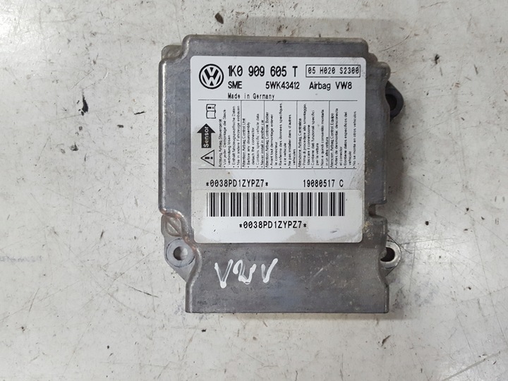 фото №1, Vw golf 5 v 04-09r датчик подушок подушка безпеки