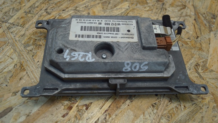 фото №5, Peugeot 508 дисплей радио 9801286980