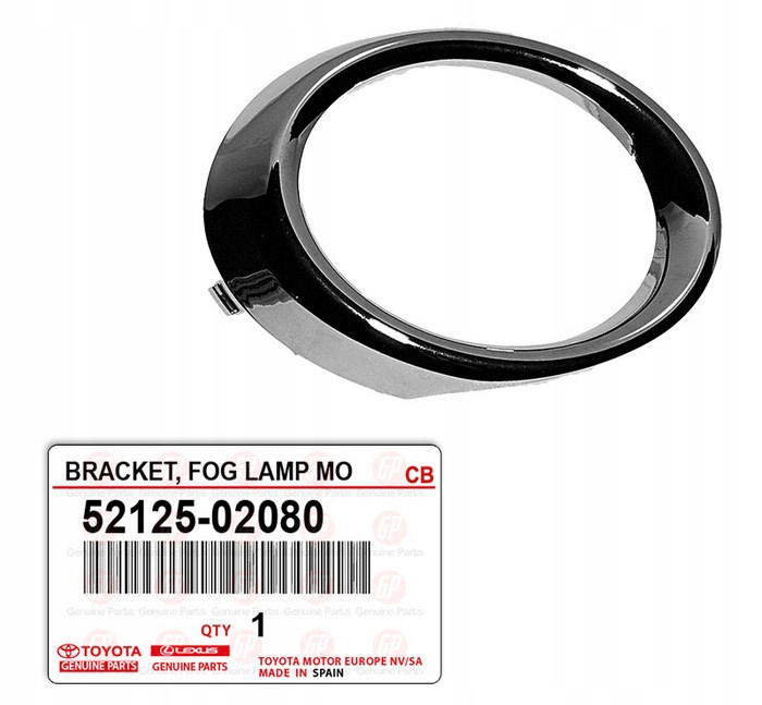 фото №1, Toyota auris 12-15 захист накладка хром галоген праві 5212502080 оригінал