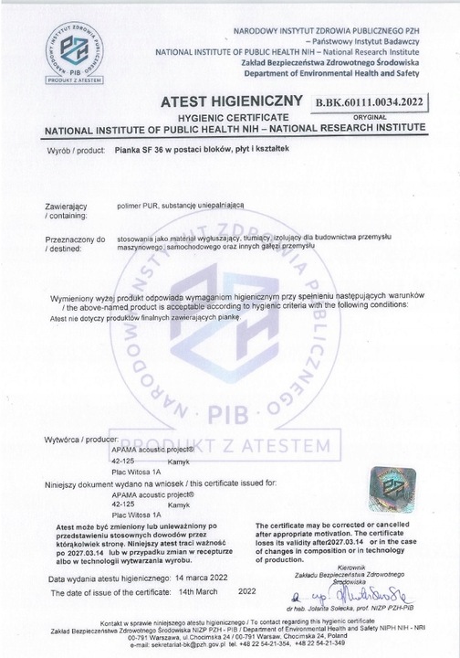 фото №9, Шумоізоляція do машин килимок важкогорючий водонепроникний 1m² samoprzylepna gr.2cm