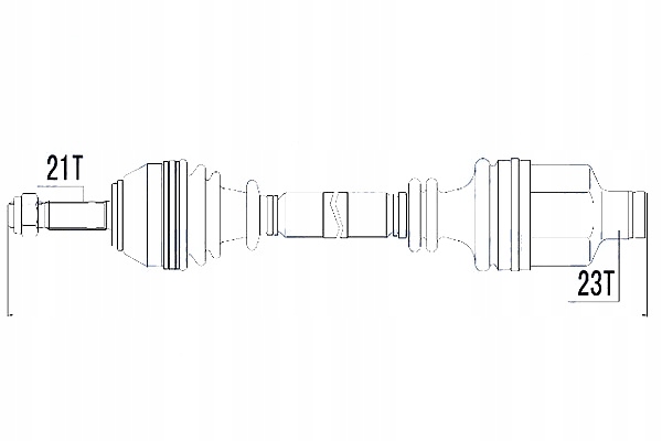 фото №11, Полуось приводная renault clio ii 1.2.1.4.1.6 1.5dci 1.9d 98-05 kangoo
