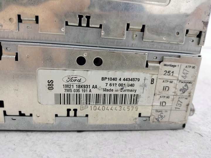 фото №7, Радио навигация ford 7m5035191a