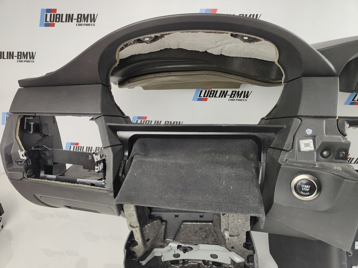 фото №6, Bmw e60 e61 панель роздавальна консоль старт сплав + cup тримачі