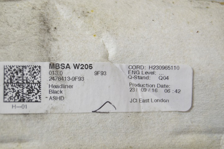фото №15, Потолок mercedes w205 c класс sedan панорама 2056906804