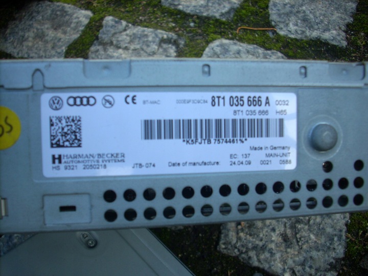 фото №7, Audi a3 8p радио ew a6 4g0 тюнер считыватель sd навигация mmi wyświtlacz лебёдка