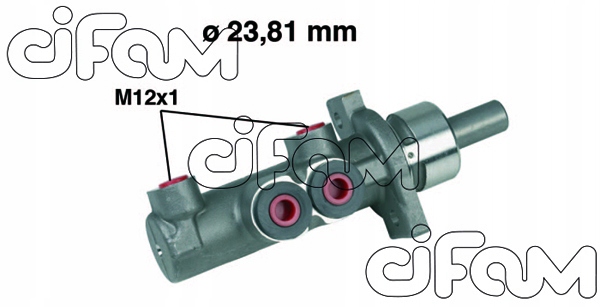 фото №12, Главный тормозной цилиндр cifam 202-280 audi