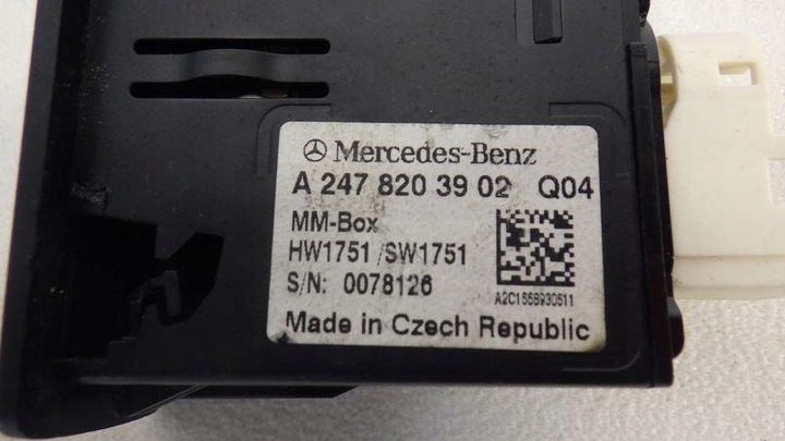 фото №6, Панель гніздо usb mercedes w247 a2478203902
