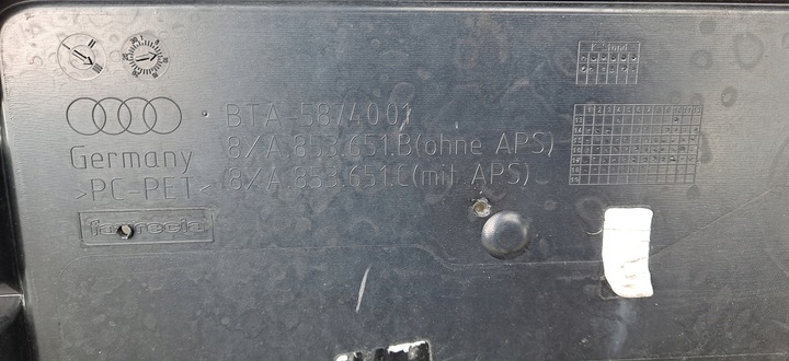 фото №15, Audi a1 рестайлинг s-line 8x 8xa бампер переднее przódr