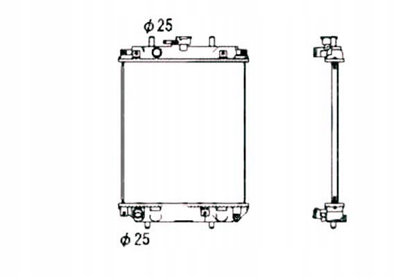 фото №1, Nrf радиаторов двигателя daihatsu move sirion yrv 1.0