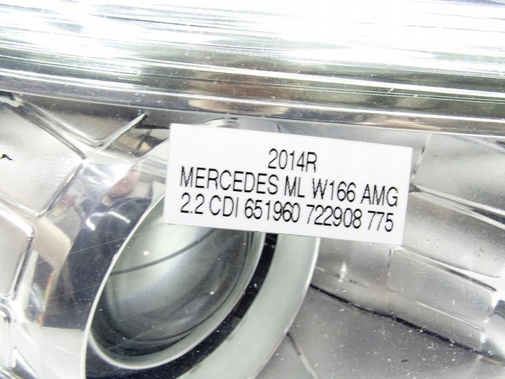 фото №14, Фара лампа правий перед права передня mercedes ml w166 a1668206959