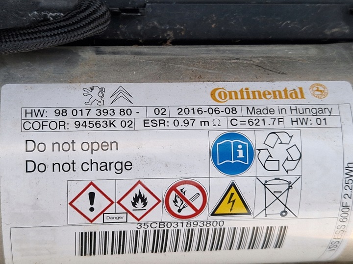 фото №8, Citroen c4 picasso ii систем старт сплав 9801739380 9802096780 2013