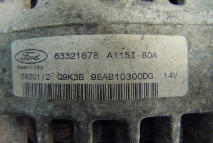 фото №6, Ford c-max 1.8 16v генератор 63321678