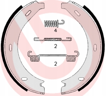 КОЛОДКИ ГАЛЬМІВНІ BREMBO S 50 517 S50517