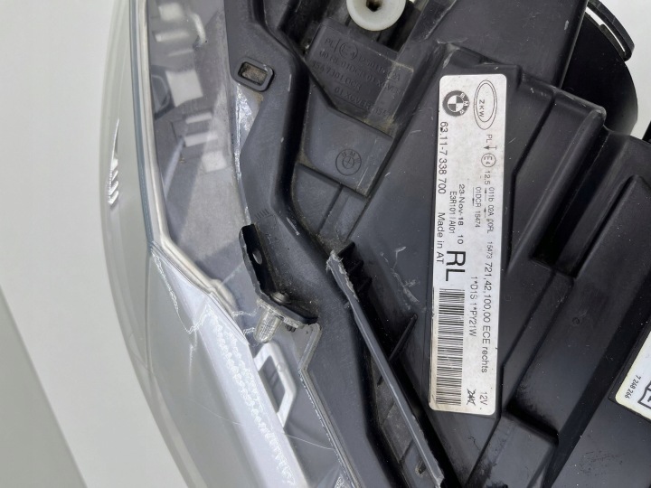 фото №9, Bmw 3 f30 f31 фара передняя правая (правая фара, головной свет) перед ксенон англичанин 7338700