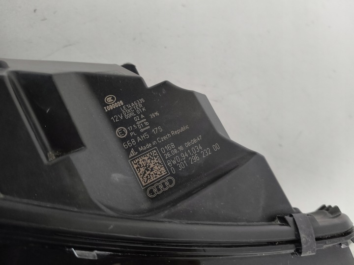 фото №12, Лампа правая фара audi a4 b9 8w 8w0 15- полный led