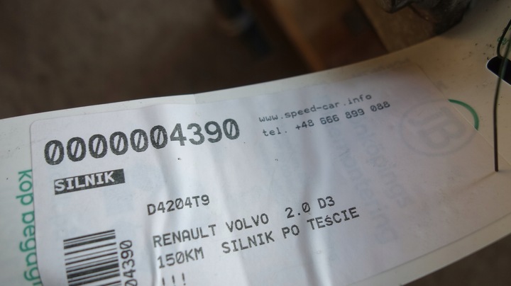 фото №7, Volvo двигун комплектний d4204t9 2.0d 150km