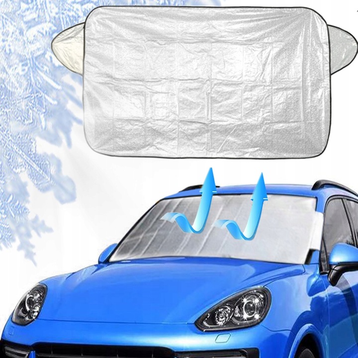 фото №10, Міцна килимок велика захист na скло протиморозна протиобмерзальна автомобіля автомобіль