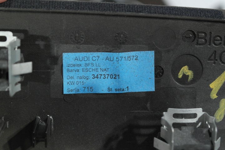 фото №9, Audi a6 c7 4g0 рестайлинг планки декоры интерьера дерево 4g1853190j 4g0867410h